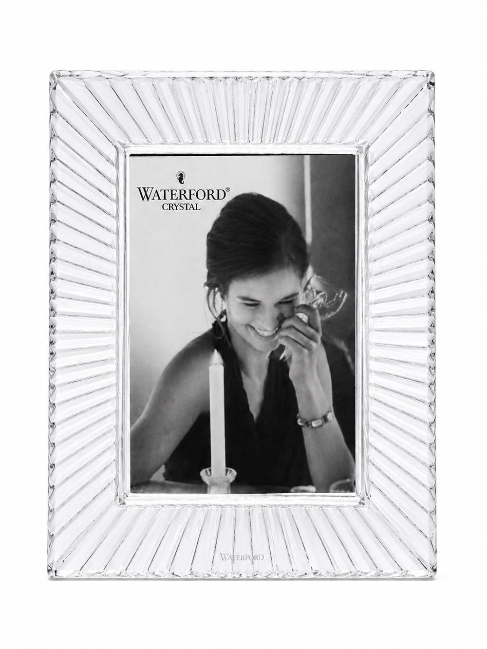 Waterford Crystal Somerset 4x6 Picture Frame 7x9 Authentic Etched Lead Glass New